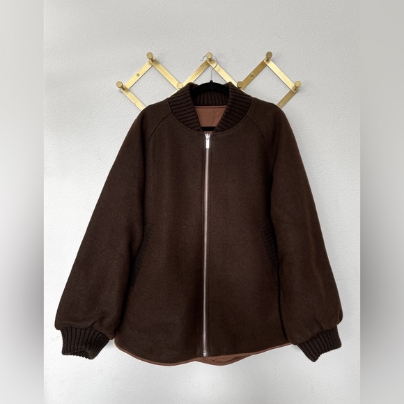 VARLEY Reno Reversible Quilt Jacket Coffee Bean Brown Size XL - Picture 12 of 12